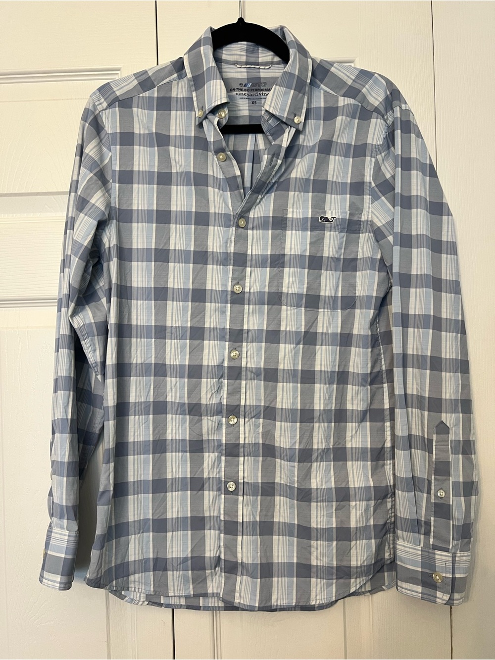 Vineyard Vines Men’s On-The-Go Performance Plaid Button-Down shirt